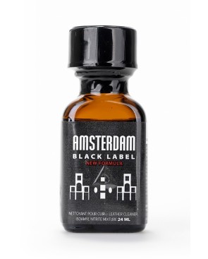 Poppers Amsterdam Black  label 24ml