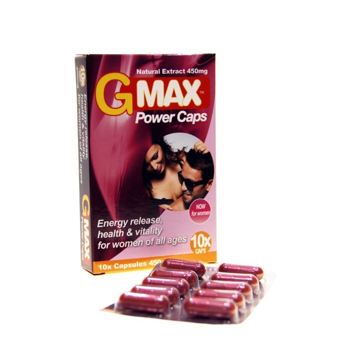 G-Max Power Caps Femme 10 gélules