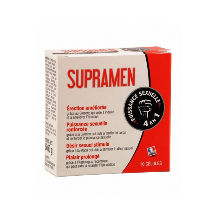 Supramen 10 gélules - Aphrodisiaque