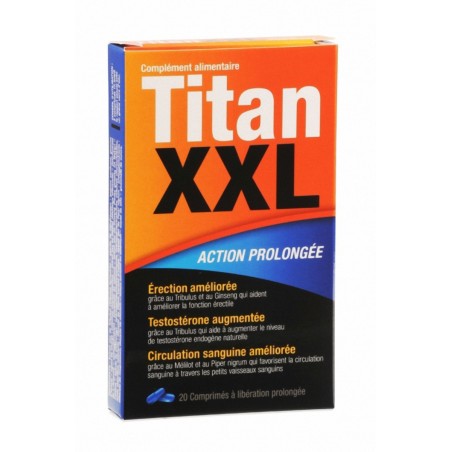 Titan XXL 20 comprimés - stimulant sexuel