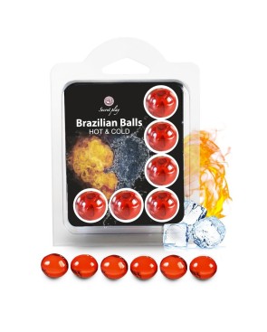 6 Brazillian balls effet chaud  froid